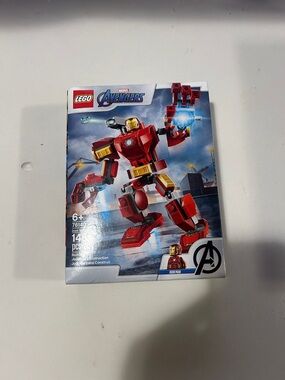 Lego Iron Man Red and Gold Mech Figure